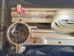 Çamaşır Kurutma Askısı Paslanmaz Alüminyum Katlanır Makaralı Çamaşır Askısı Kelepçeli