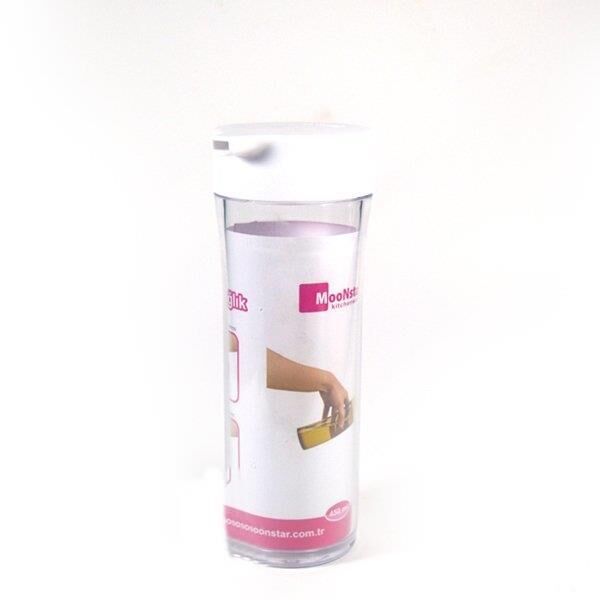 Moonstar Plastik Kapaklı Zeytinyağlık Şef Yağdanlık Sıvı Yağlık BEYAZ KAPAKLI