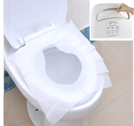 Klozet Kapak Örtüsü 250 Adet + Palex Beyaz Dispenser