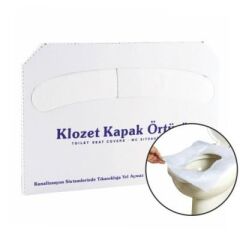 Klozet Kapak Örtüsü 250 Adet + Palex Beyaz Dispenser