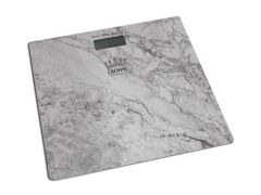 Baskül Tartı Cam Banyo Tartısı Lcd Ekran 18 0Kg Kapasite Mermer Desenli