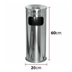 Palex Kolon Küllük Çöp Kovası Paslanmaz 20x60 2NO