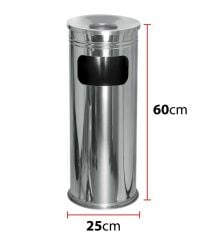 Palex Kolon Küllük Çöp Kovası Paslanmaz 25x60 NO3