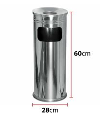 Palex Kolon Küllük Çöp Kovası Paslanmaz 30x60 4NO