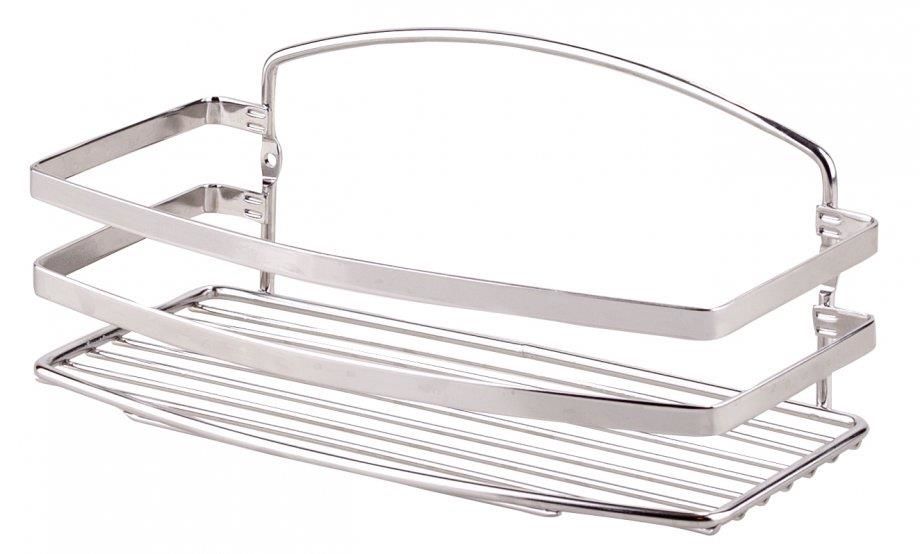 Geseus Banyo Rafı İnox 304 Kalite Çelik Kare Raf 15 Yıl Garanti-BKK084-SS