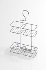 Geseus Duş Borusuna Asılabilir Kancalı Banyo Rafı Krom BK067