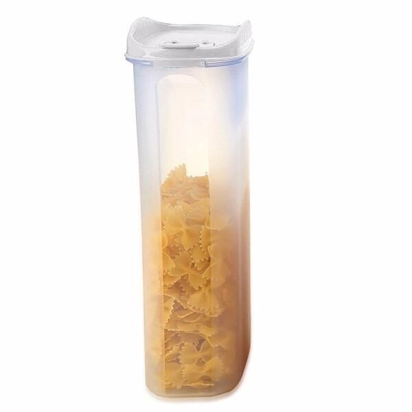 Moonstar Bakliyat Ve Kuru Gıda Saklama Kabı 3 Litre - MAS-101 Long beyaz