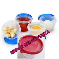 Moonstar Mıcro Gıda Saklama Kabı 4x175 ML MIC-410 mavi