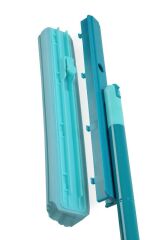 Geseus Motek Soft Mop Mikrofiber Cam,Parke Islak Zemin Temizlik Seti Çift Hazneli Yıka Sık Temizle-MT23