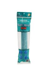 Geseus Motek Soft Mop Mikrofiber Cam,Parke Islak Zemin Temizlik Seti Çift Hazneli Yıka Sık Temizle-MT23