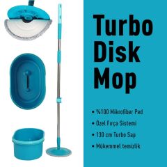 Motek Yeni Nesil Pratik Turbo Disk Mop Temizlik Seti