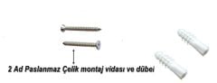 Geseus Banyo Paslanmaz Krom Oval Tekli Köşelik 304 Kalite Çelik GNRL2023-EKON