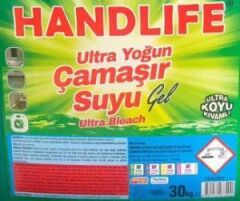 Geseus Handlıfe Ultra Kıvamlı Çamaşır Suyu 30kg  Bidon