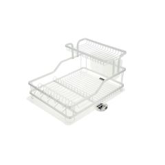 Primanova Bianka Çift Katlı Alüminyum Bulaşıklık Sepeti D-14657