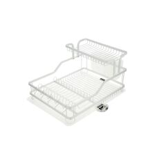 Primanova Bianka Çift Katlı Alüminyum Bulaşıklık Sepeti D-14657