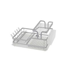 Primanova Bianka Çift Katlı Alüminyum Bulaşıklık Sepeti D-14657