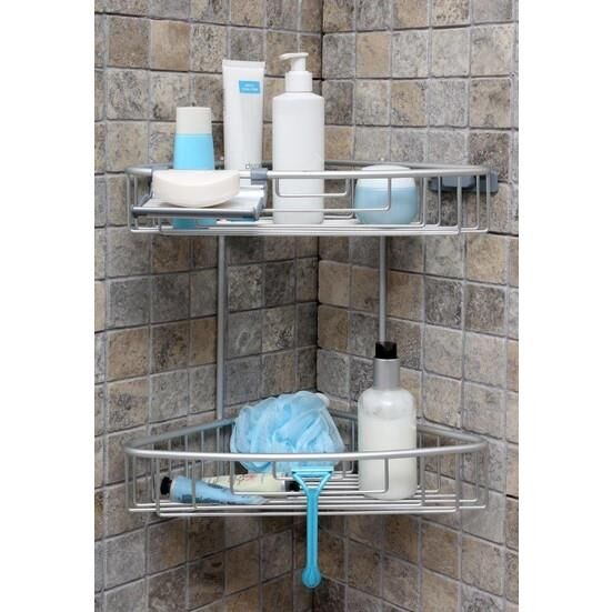 Primanova Banyo Köşe Rafı Şampuanlık Paslanmaz N31