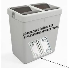 Motek 80LT Çamaşır Sepeti Çöp Kovası Yedek Alt Birleştirme Aparatı