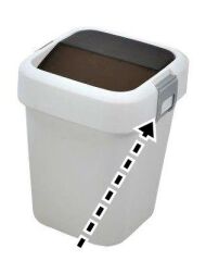 Motek Çamaşır Sepeti Çöp Kovası Yedek Yan Klips 40-80 Litre Uyumlu 1ADET