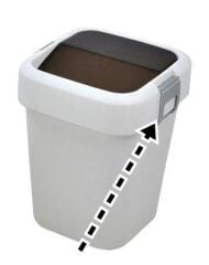 Motek Çamaşır Sepeti Çöp Kovası Yedek Yan Klips 40-80 Litre Uyumlu 1ADET