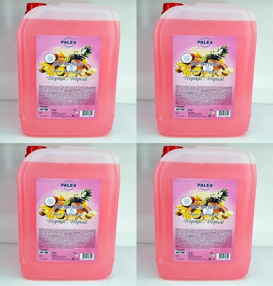 Palex 5 KG Oda Parfümü Çamaşır Parfümü 4x5kg-TROPİKAL MEYVELER