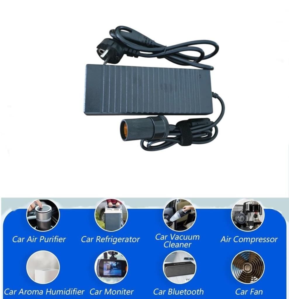Çakmak Adaptörü Araç Çakmaklık Çevirici Oto buzdolabı Ev Tipi Çevirici 120W/10A/12V(Açıklamayı okumadan ürünü almayınız)
