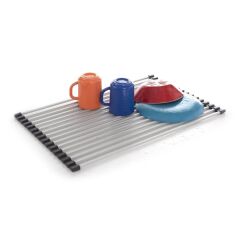 Primanova Lavabo Üstü Katlanabilen Mutfak Rafı Paslanmaz-M-E63-07