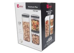 Moonstar maximum plus üçlü saklama kabı hava sızdırmaz-MAXP-SET-2