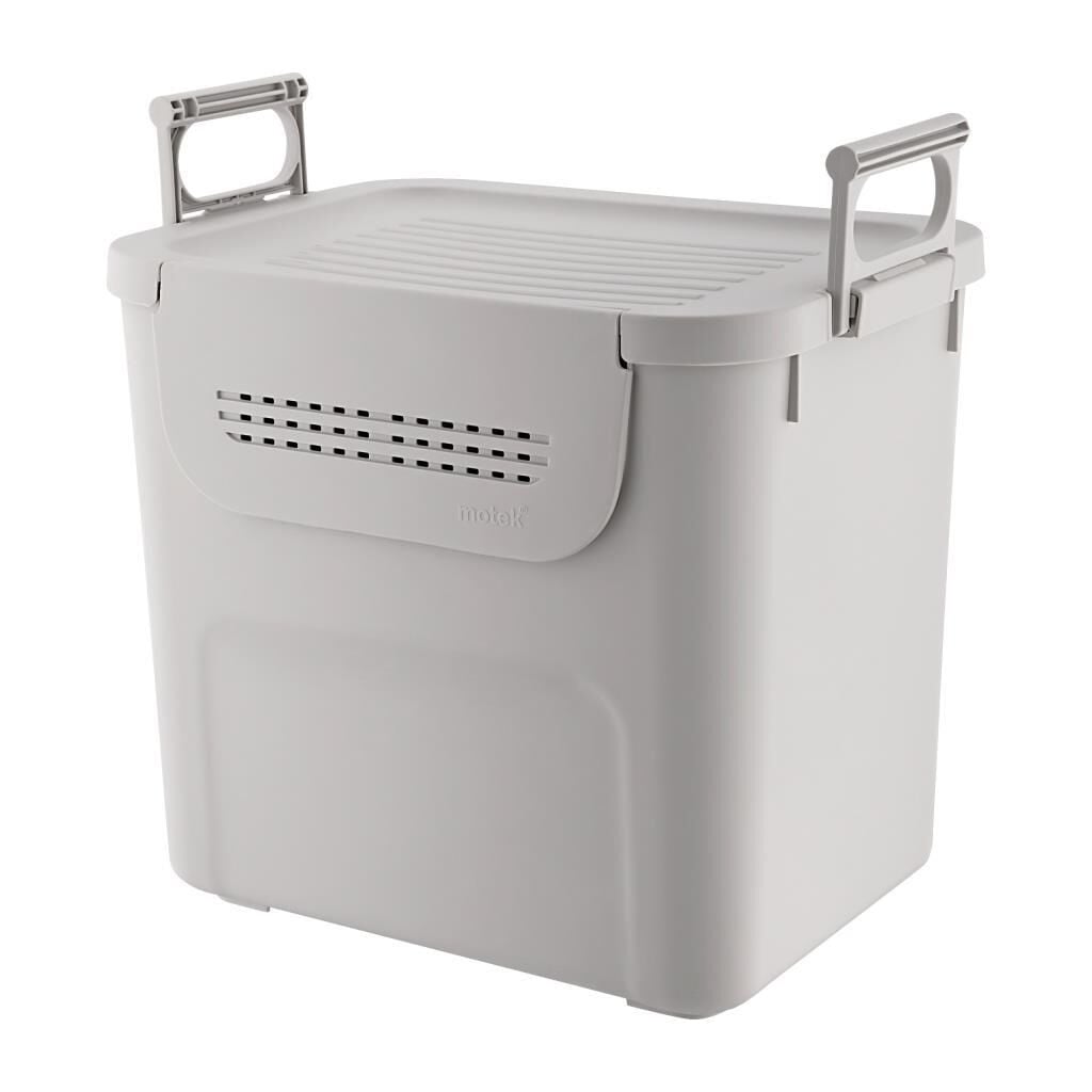 Geseus Motek  Mybox 1x30 Litre Kulplu Çok Amaçlı Organizer Saklama Kutusu-MT-35 gri