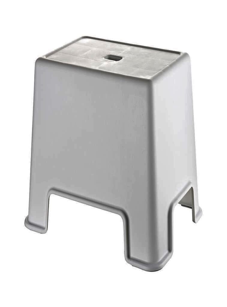 Geseus Banyo Taburesi  Büyük Boy Çok amaçlı Tabure Açık Gri -481