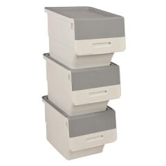 Motek Mt05  Patateslik Soğanlık Tekerlekli Organızer Eşya Ve Erzak Kutusu 3x33 Litre