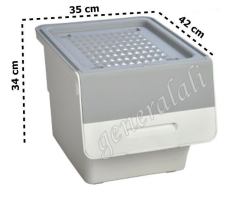 Motek Patateslik Soğanlık Tekerlekli Eşya Ve Erzak Kutusu Organizer 33 LT X 1AD