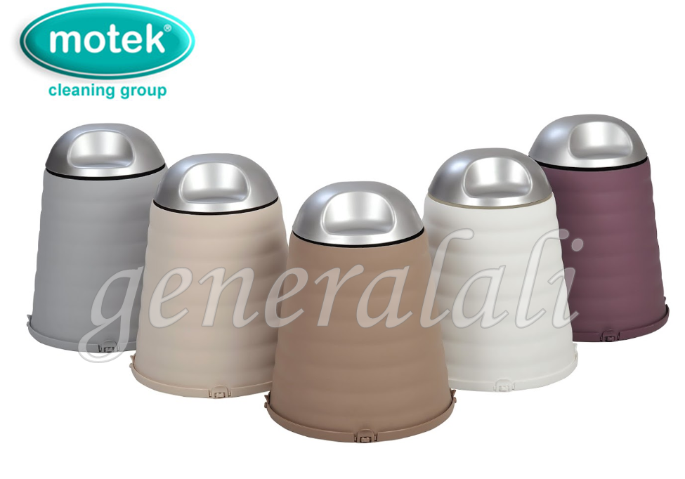 Motek Waste Basket Çöp kovası 360 Derece Döner Kapak Yapısı 7 Lt.