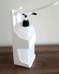 Dezenfektan Dispenseri Kol İle Kullanım 1000ML Kapasite Şişe dahil-PWR-57
