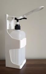 Dezenfektan Dispenseri Kol İle Kullanım 1000ML Kapasite Şişe dahil-PWR-57