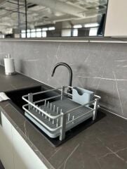 Primanova Blanca E83 Paslanmaz Alüminyum Bulaşıklık gri