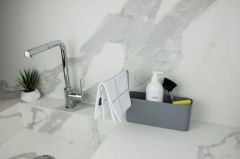 Primanova Paslanmaz Kıev Süngerlik Deterjan Kutusu Bez Askısı-E78