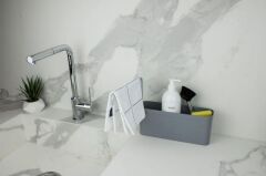 Primanova Paslanmaz Kıev Süngerlik Deterjan Kutusu Bez Askısı-E78