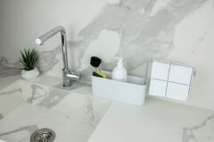 Primanova Paslanmaz Kıev Süngerlik Deterjan Kutusu Bez Askısı-E78