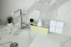 Primanova Paslanmaz Kıev Süngerlik Deterjan Kutusu Bez Askısı-E78