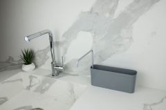 Primanova Paslanmaz Kıev Süngerlik Deterjan Kutusu Bez Askısı-E78