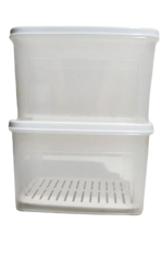 Geseus Moonstar Süzgeçli Peynir Saklama Kabı 2 Lt X 2ADET BPA FREE-MS06