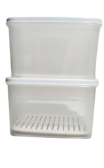 Geseus Moonstar Süzgeçli Peynir Saklama Kabı 2 Lt X 2ADET BPA FREE-MS06