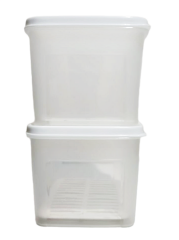 Geseus Moonstar Süzgeçli Peynir Saklama Kabı 2 Lt X 2ADET BPA FREE-MS06