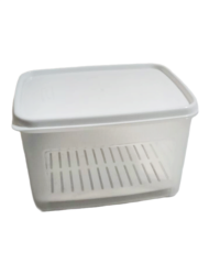 Geseus Moonstar Süzgeçli Peynir Saklama Kabı 2 Lt X 2ADET BPA FREE-MS06