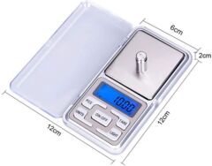 Elektronik Taşınabilir Hassas Terazi Tartı Dijital Kuyumcu Terazisi Cep Terazisi 500Gr/ 0.01Gr-7108