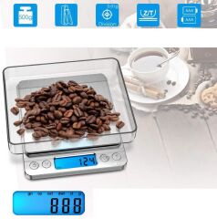 Dijital Hassas Elektronik Taşınabilir Terazi Tartı 3000Gr/ 0.1Gr Hassas Terazi 7107