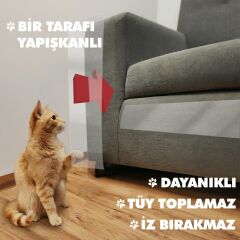 Evcil Hayvanlar İçin Mobilya koruyucu Tırmalama Önleyici Eğitim Bandı En:10cm Boy:10mt