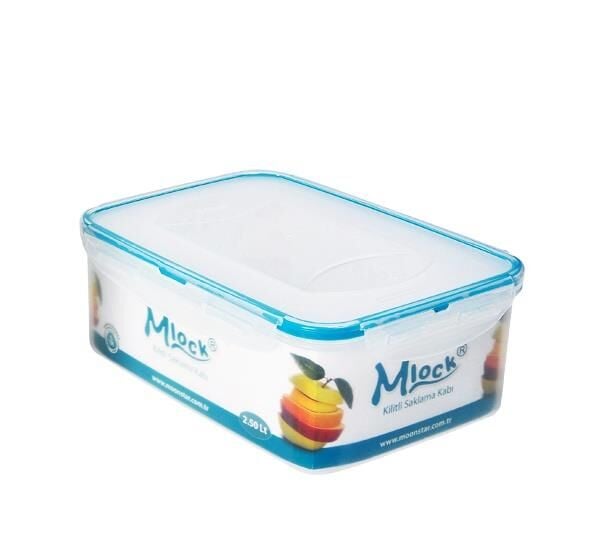 Moonstar Kilitli Contalı Hava Sızdırmaz Saklama Kabı 2.5Lt ML-161