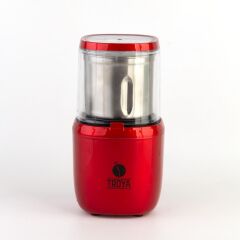Geseus Troya Kahve Ve Baharat Öğütücü 85Gr Kapasite Çıkartılabilir Yıkanabilir Çelik Hazne KIRMIZI